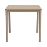 Biergartentafel TERRAZZA 80x80 beige
