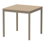 Biergartentafel TERRAZZA 80x80 beige