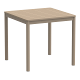 Biergartentafel TERRAZZA 80x80 beige