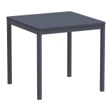 Biergartentafel TERRAZZA 80x80 donkergrijs