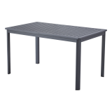 Biergartentafel TERRAZZA 140x85 donkergrijs
