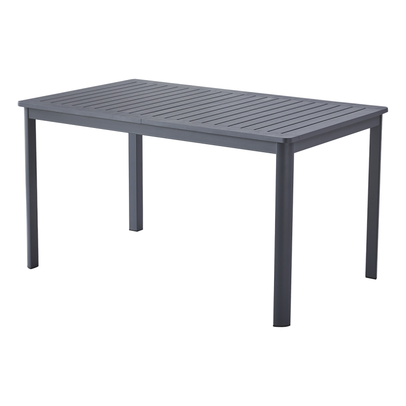 Biergartentafel TERRAZZA 140x85 donkergrijs