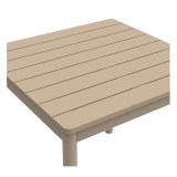 Biergartentafel TERRAZZA BAR 80x80 beige