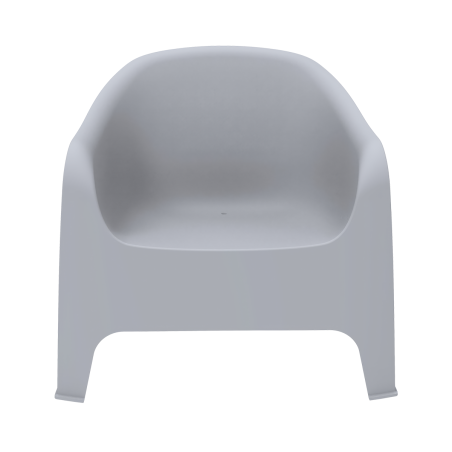 Terrasfauteuil DUNA lichtgrijs