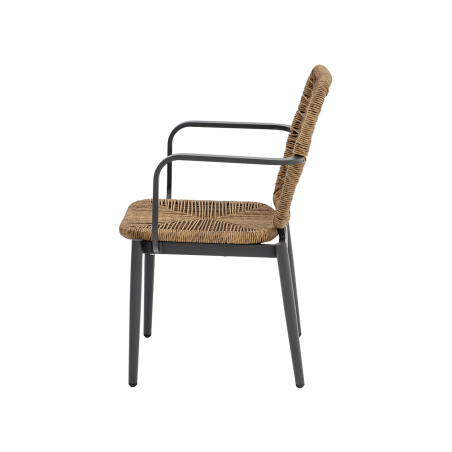 Technorattan stoel DIEGO bruin