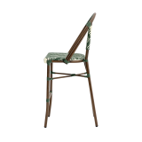 Technorattan stoel MATTEO BAR groen