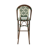 Technorattan stoel MATTEO BAR groen