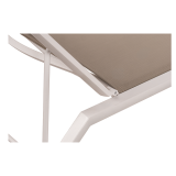 Zwembadligbed RIVIERA wit-beige