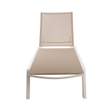 Zwembadligbed RIVIERA wit-beige