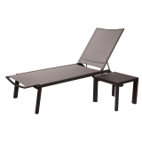 Zwembadligbed RIVIERA antracietgrijs