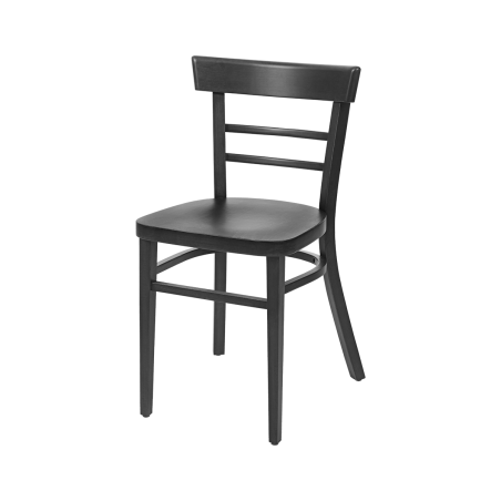 Houten Restaurantstoel EPIC zwart