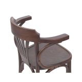 Houten Restaurantstoel LEGEND ARM walnoot