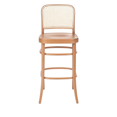 Houten Restaurantstoel LOOMI 811 BAR Rattan naturel