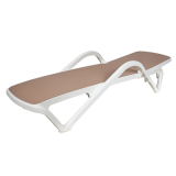 Kunststof zwembadligbed MARINA beige