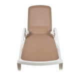 Kunststof zwembadligbed MARINA beige