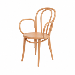 Houten Restaurantstoel MONET 18 ARM naturel