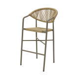 Technorattan stoel CESARE BAR beige