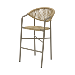 Technorattan stoel CESARE BAR beige