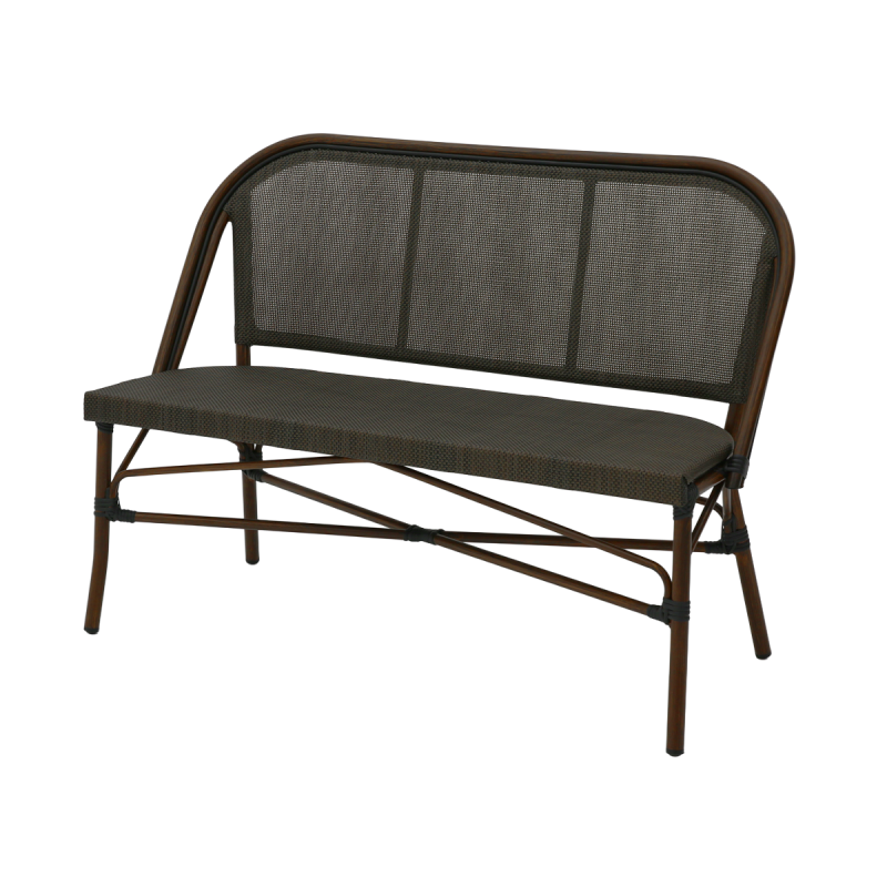 Technorattan bank MATTEO BENCH bruin