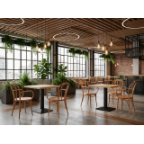 Houten Restaurantstoel MONET 18 ARM naturel