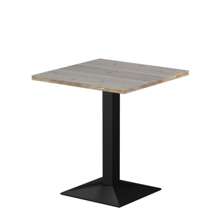Cafétafel GIZA 68x68 eiken cortona met rand Light Wood