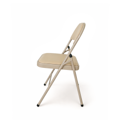 Klapstoel POLY 4 beige kunstleer