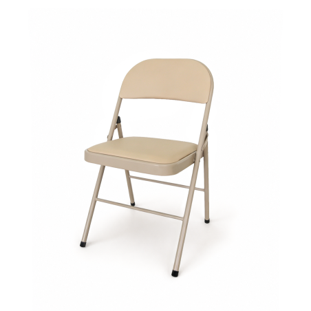 Klapstoel POLY 4 beige kunstleer