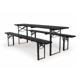 Bierset WOODY SOLID 220x50 zwart