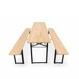 Bierset WOODY SOLID 220x50 grenenhout