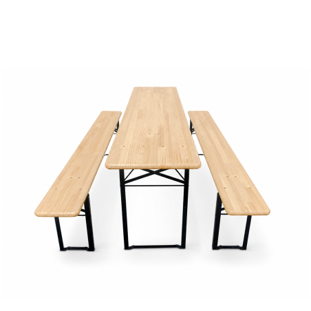 Bierset WOODY SOLID 220x50 grenenhout