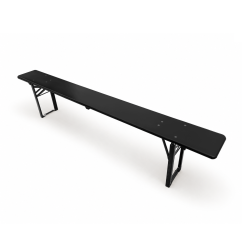 Bierset WOODY SOLID 220x70 zwart