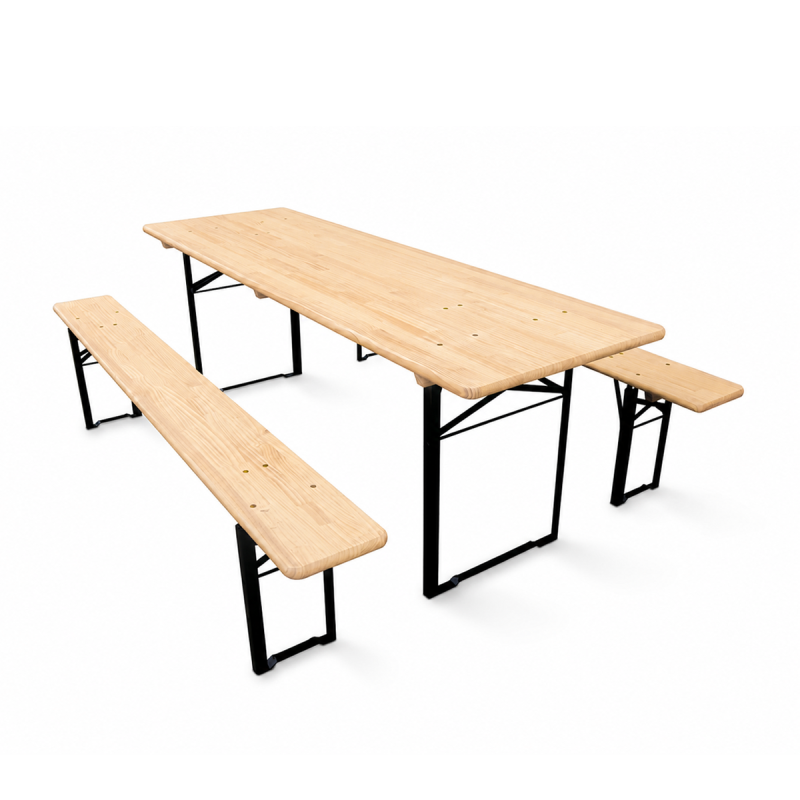 Bierset WOODY SOLID 220x70 grenenhout