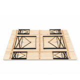 Bierset WOODY SOLID 220x70 grenenhout