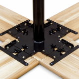 Tuintafel voor biergarten WOODY CROSS 241x241 sparrenhout