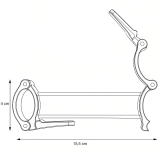 Koppelstuk voor Flow-stoelen