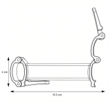 Koppelstuk voor Optima-stoelen
