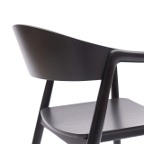 Houten Restaurantstoel ARDEN zwart