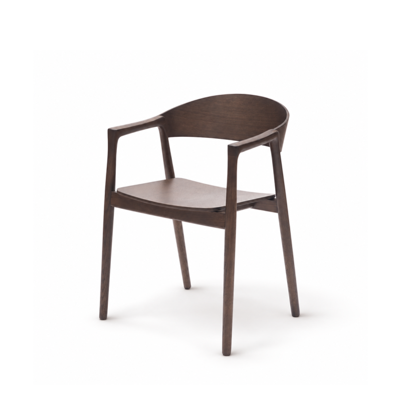 Houten Restaurantstoel ARDEN smoky