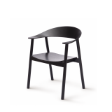 Houten Restaurantstoel HORIZON zwart