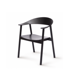 Houten Restaurantstoel HORIZON zwart
