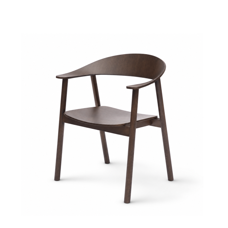 Houten Restaurantstoel HORIZON smoky
