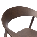 Houten Restaurantstoel HORIZON smoky