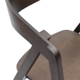 Houten Restaurantstoel FUTURA smoky