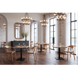 Houten Restaurantstoel HORIZON naturel
