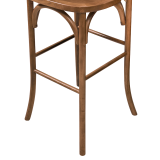 Barstoel CROSS-BACK WOOD BAR licht rustiek