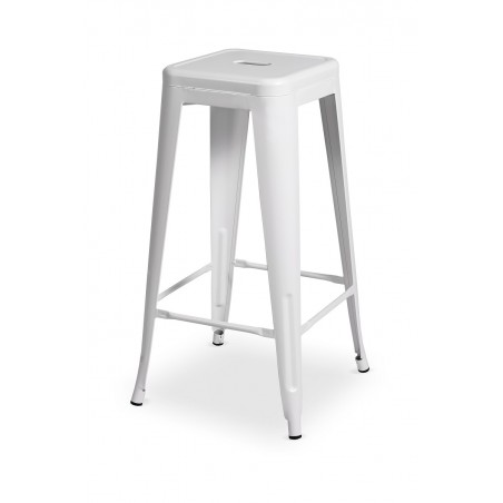 Biertuinhocker PARIS OUTDOOR wit mat