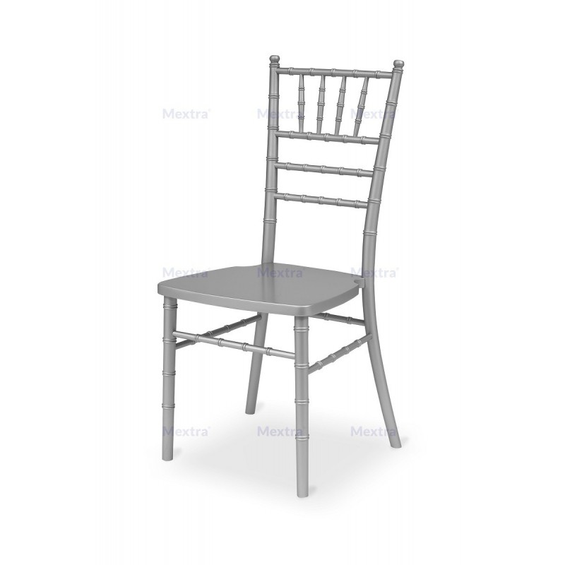 De Trouwstoelen CHIAVARI TIFFANY WOOD zilver