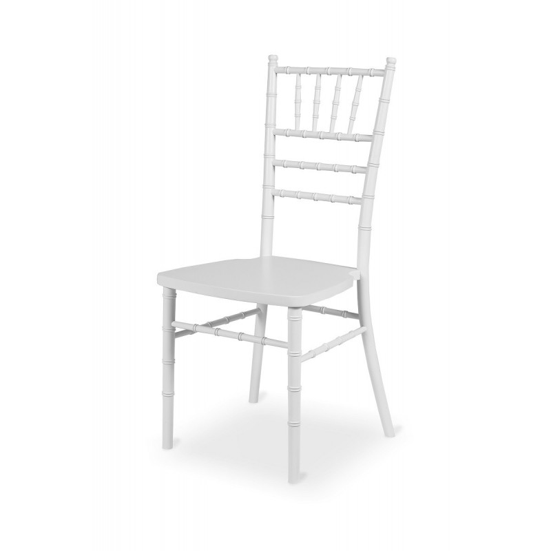 De Trouwstoelen CHIAVARI WOOD wit