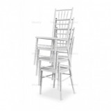 De Trouwstoelen CHIAVARI WOOD wit